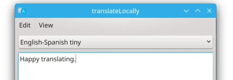 TranslateLocally – Fast and secure translation on your computer