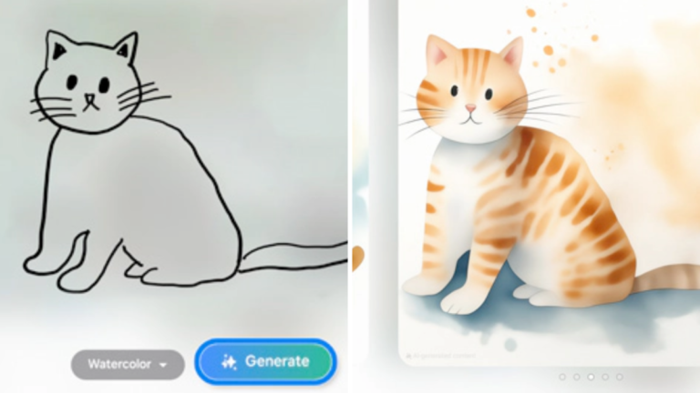 I tried to make Samsung’s Sketch to Image AI tool show me boobs